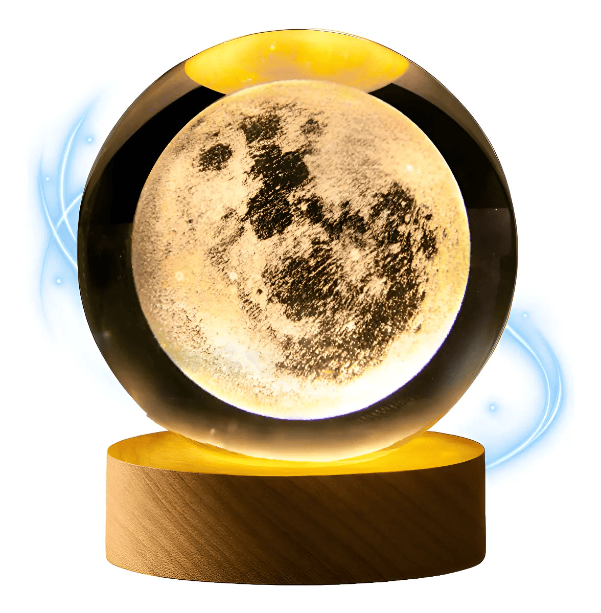 🌙 Lámpara Esfera 3D Luna ✨