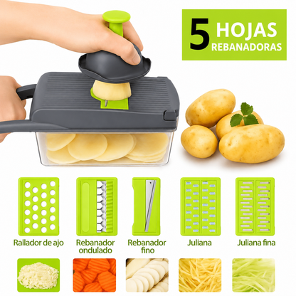 Mandolina Multirrallador 7 en 1 🥕🔪