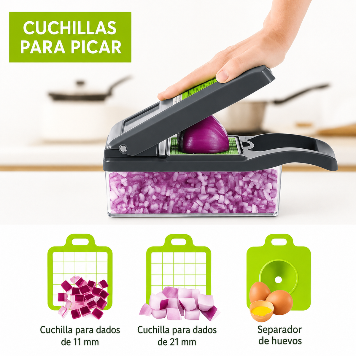 Mandolina Multirrallador 7 en 1 🥕🔪